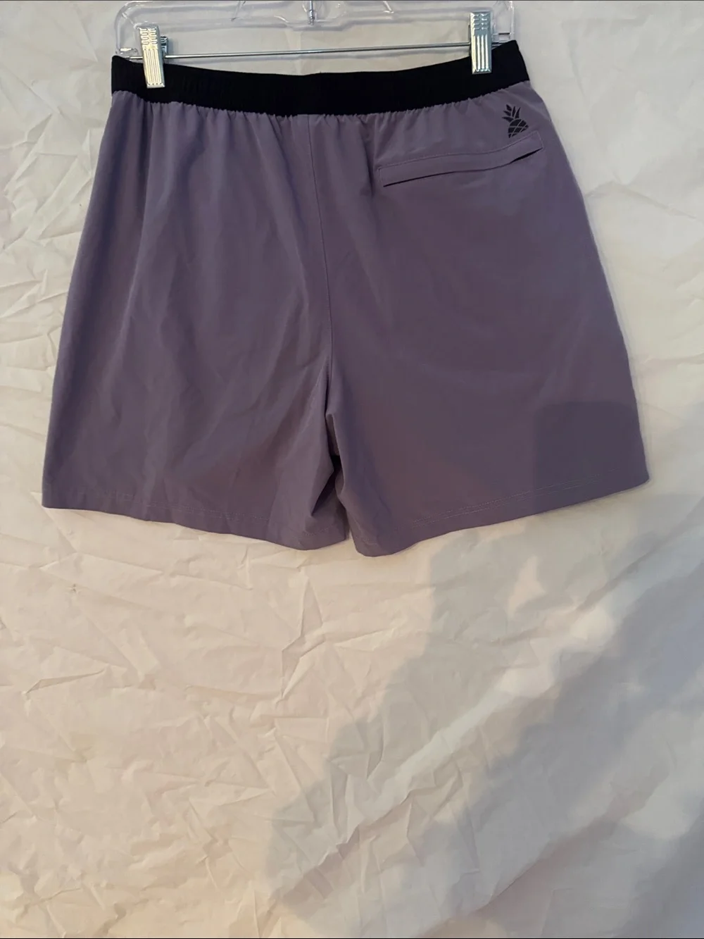 chubbies Lilac 5.5 Inch Swim Shorts with Black Waistband